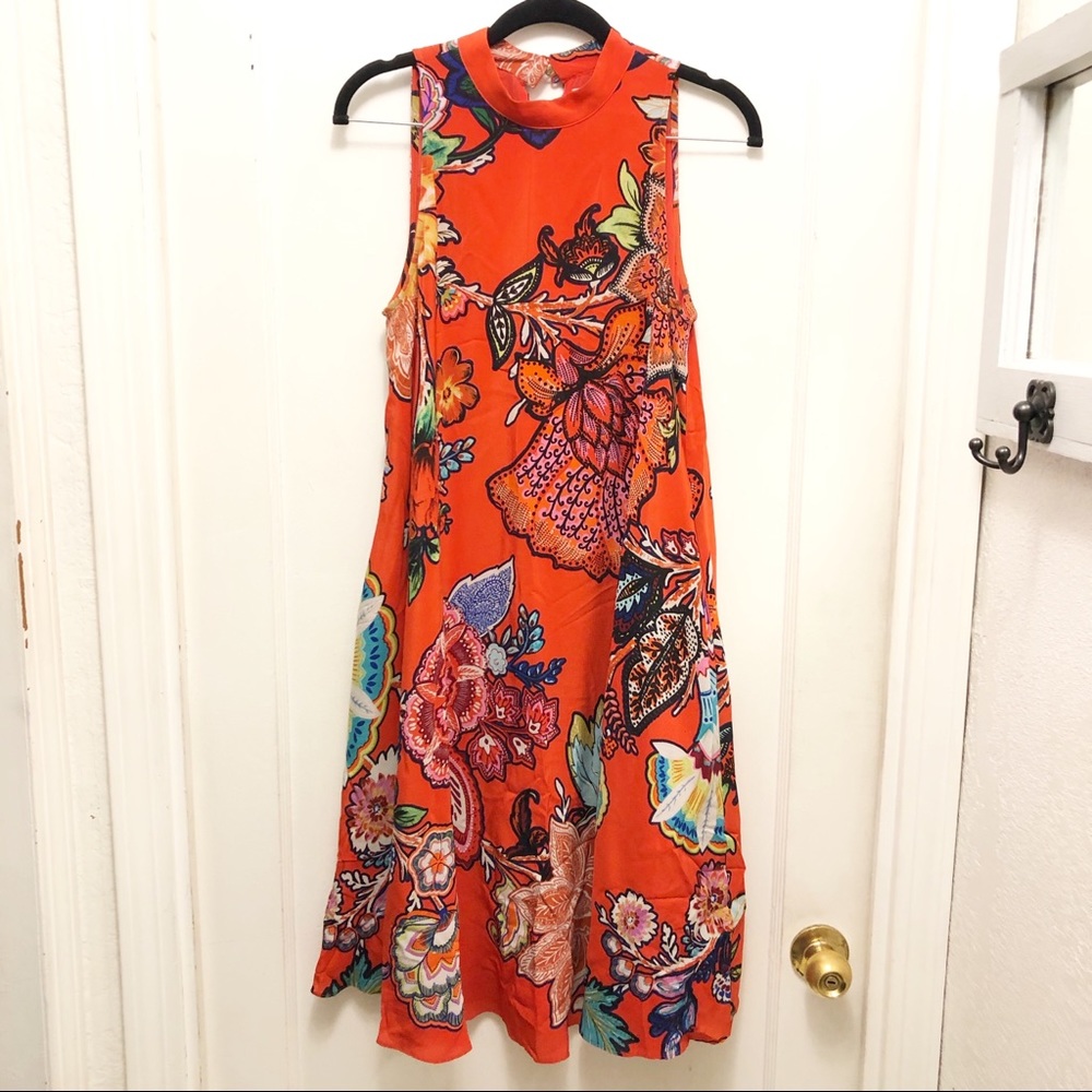 Maeve Larkhill Swing Dress 100% Silk. Size: Extra Extra Small